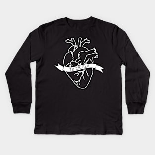 Heart at Sea Kids Long Sleeve T-Shirt